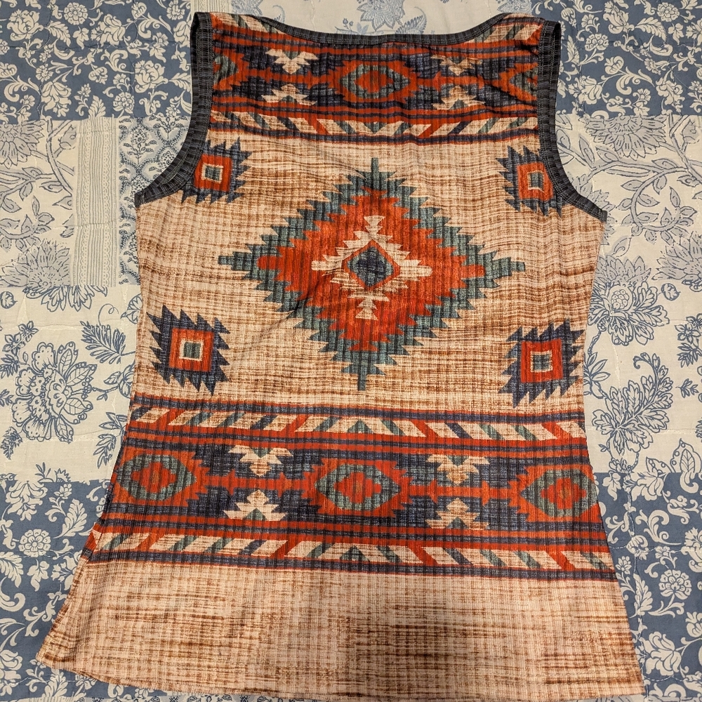 Multicolor Aztec Tank Top - Picture 2 of 6